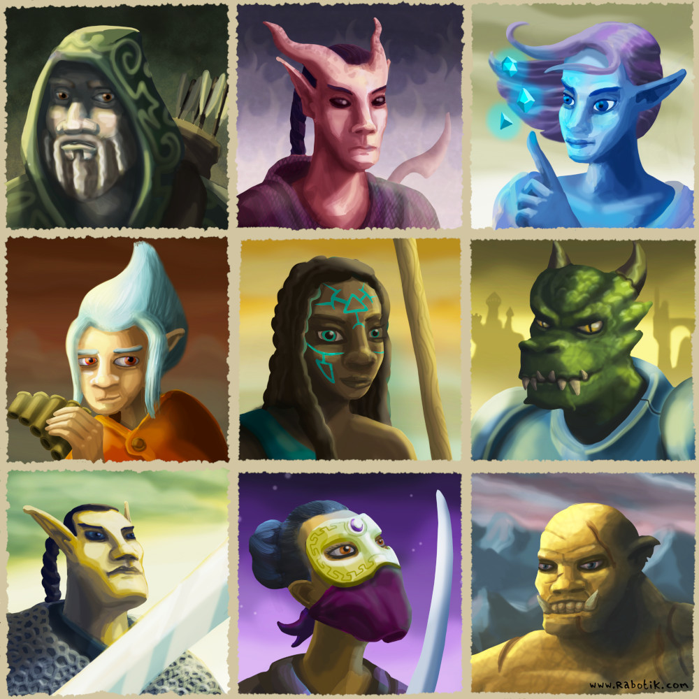 D&D portraits 